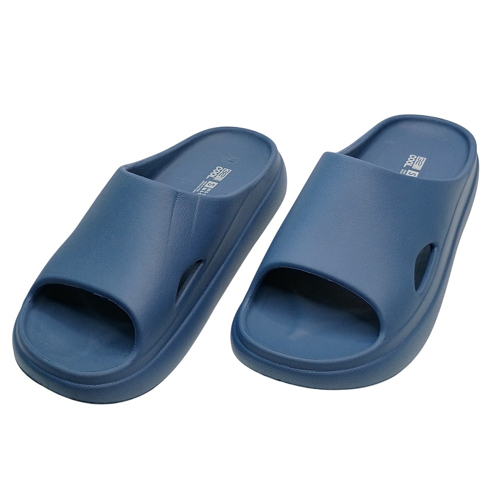 32 Degrees Cool Cushion Slides Women Size 6-7 Navy Blue Comfort Sandals